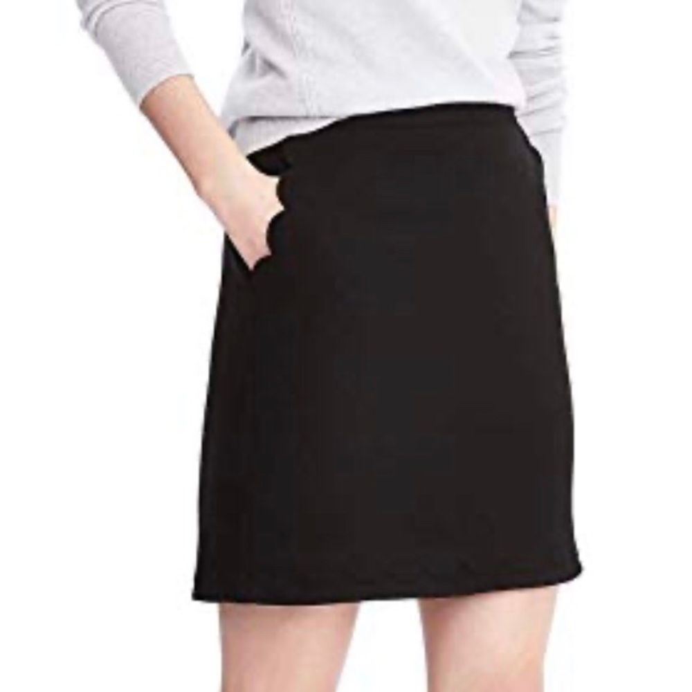 Banana Republic double face scalloped skirt 0